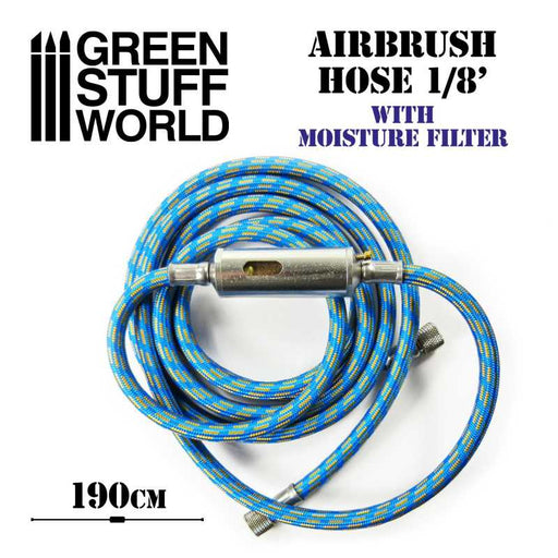 Green Stuff World Airbrush Fabric Hose with Humidity Filter available at Northumbrian Tin Soldier