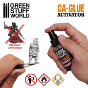 Green Stuff World CA-Glue Activator - Super Glue Accelerator available at Northumbrian Tin Soldier