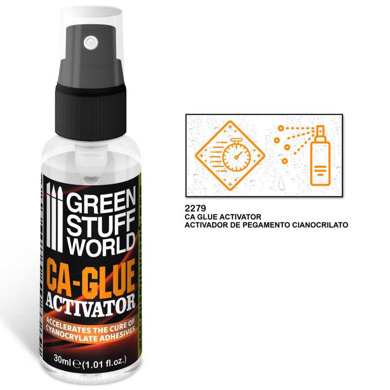Green Stuff World CA-Glue Activator - Super Glue Accelerator available at Northumbrian Tin Soldier