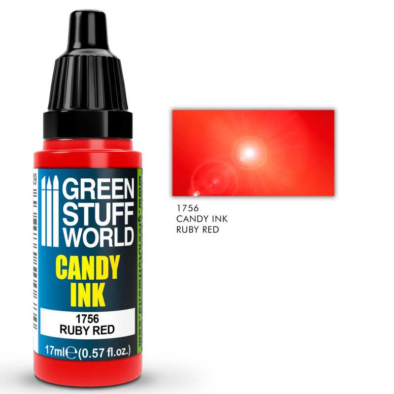 Green Stuff World Candy Ink RUBY RED available at Northumbrian Tin Soldier