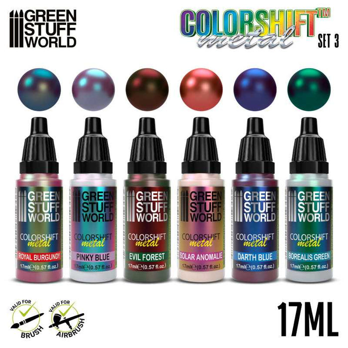 Green Stuff World Chameleon Acrylic Paint Set 3 available at Northumbrian Tin Soldier