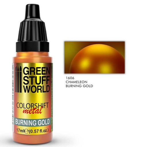 Green Stuff World Chameleon paint - BURNING GOLD available at Northumbrian Tin Soldier