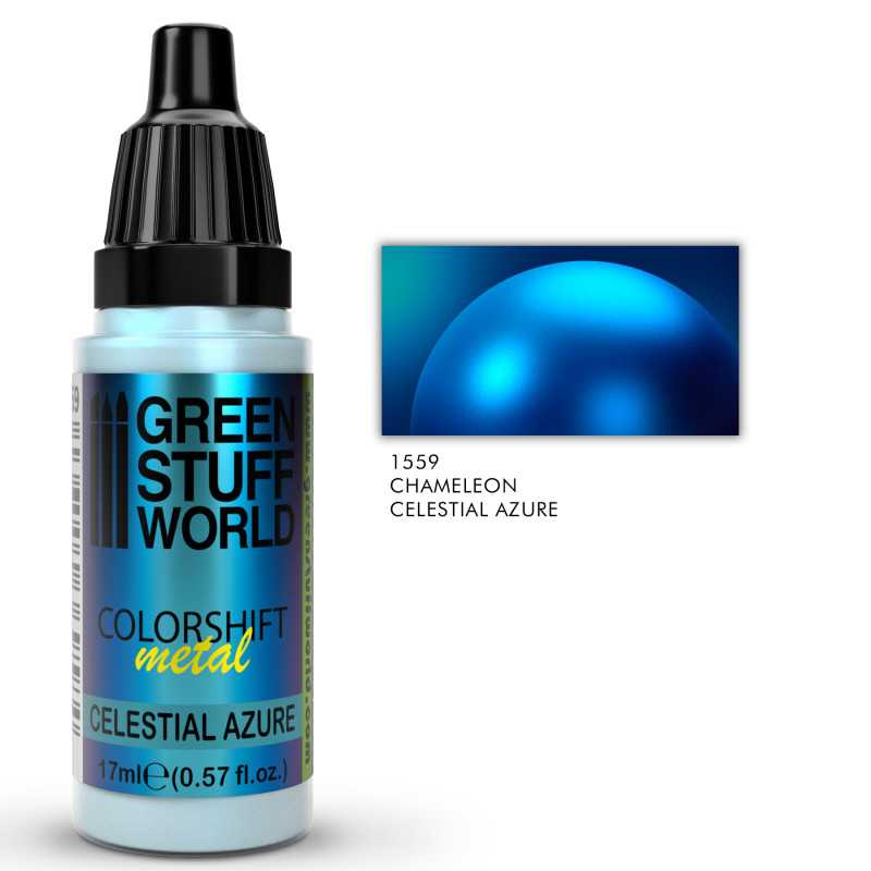Green Stuff World Chameleon paint - CELESTIAL AZURE available at Northumbrian Tin Soldier