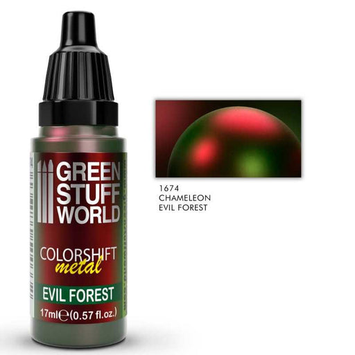 Green Stuff World Chameleon paint - EVIL FOREST available at Northumbrian Tin Soldier