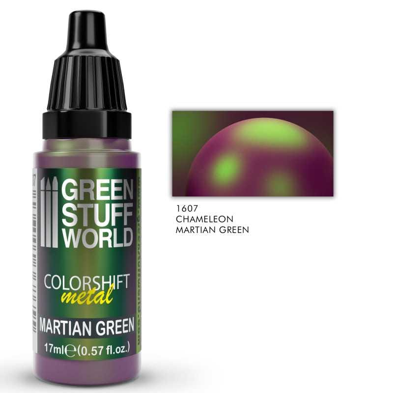 Green Stuff World Chameleon paint - MARTIAN GREEN available at Northumbrian Tin Soldier