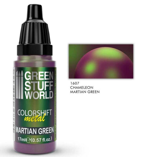 Green Stuff World Chameleon paint - MARTIAN GREEN available at Northumbrian Tin Soldier