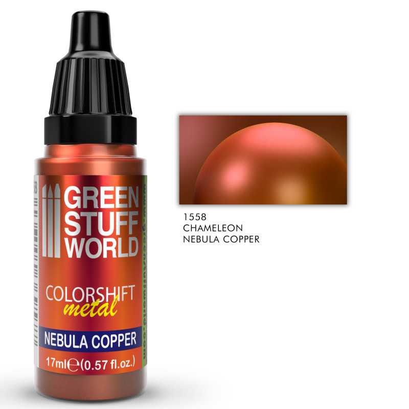 Green Stuff World Chameleon paint - NEBULA COPPER available at Northumbrian Tin Soldier