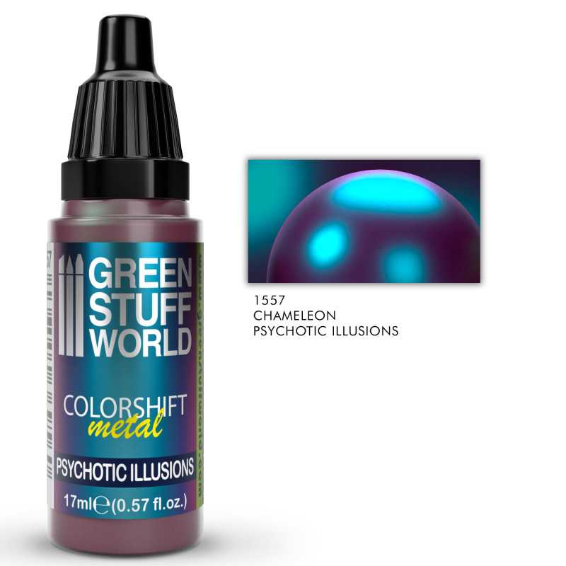 Green Stuff World Chameleon paint - PSYCHOTIC ILLUSIONS available at Northumbrian Tin Soldier