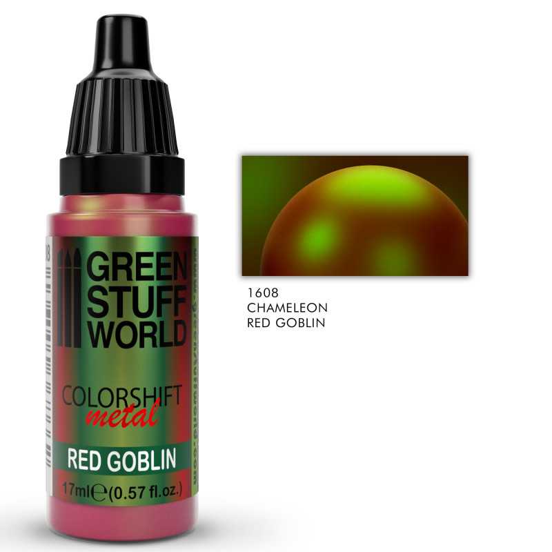 Green Stuff World Chameleon paint - RED GOBLIN available at Northumbrian Tin Soldier
