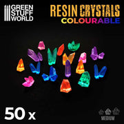Green Stuff World CLEAR Resin Crystals - Medium available at Northumbrian Tin Soldier