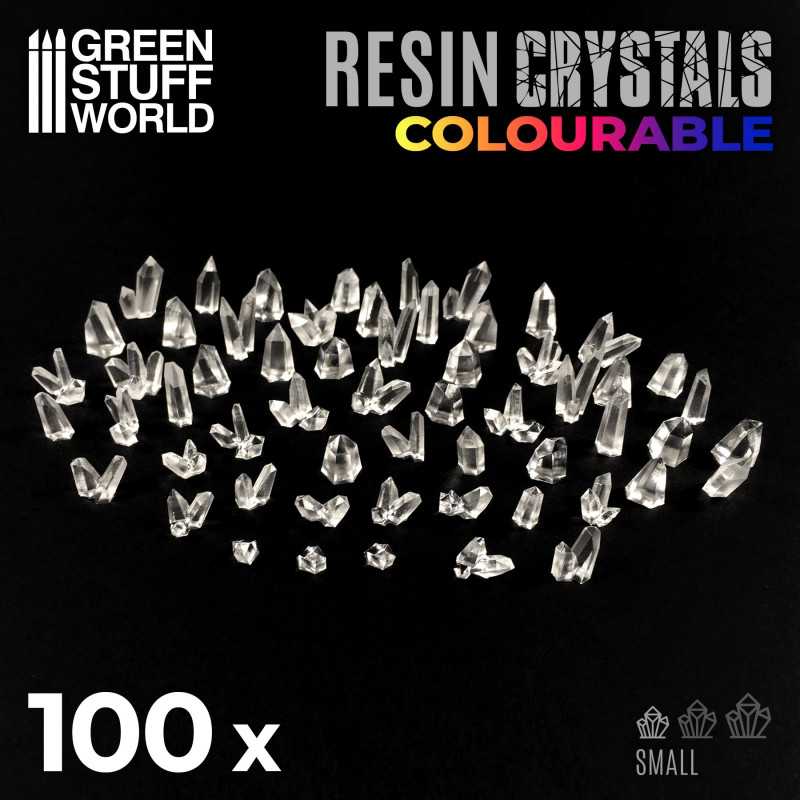 Green Stuff World CLEAR Resin Crystals - Small available at Northumbrian Tin Soldier