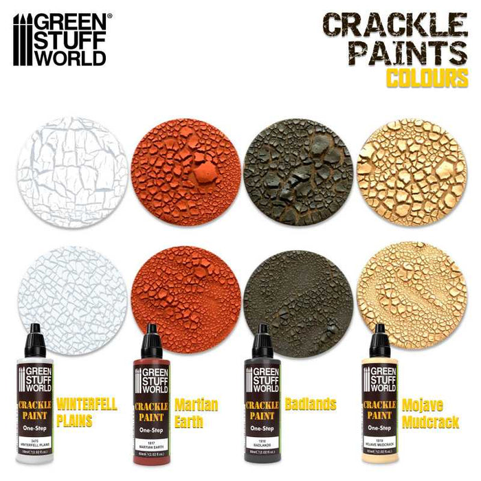 Green Stuff World Crackle Paint - Mojave Mudcrack 60ml available at Northumbrian Tin Soldier