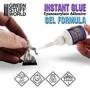 Green Stuff World Cyanoacrylate Adhesive 20 gram - GEL formula (Super Glue) available at Northumbrian Tin Soldier