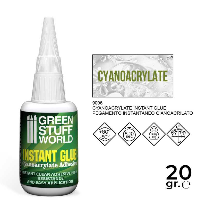 Green Stuff World Cyanoacrylate Adhesive 20 gram (Super Glue) available at Northumbrian Tin Soldier