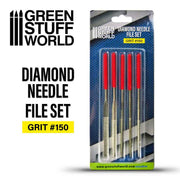 Green Stuff World Diamond Needle Files Set - Grit 150 available at Northumbrian Tin Soldier