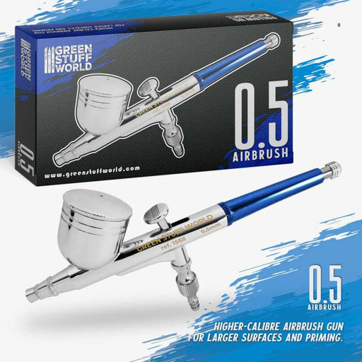 Green Stuff World Dual-action Airbrush 0.5 mm available at Northumbrian Tin Soldier