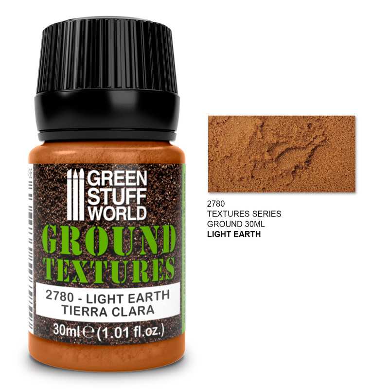 Green Stuff World Earth Textures - LIGHT EARTH 30ml available at Northumbrian Tin Soldier