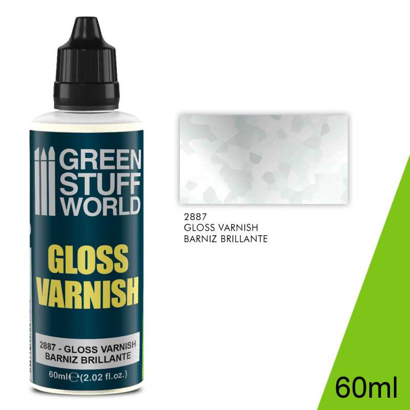 Green Stuff World Gloss Varnish 60ml available at Northumbrian Tin Soldier