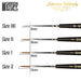 Green Stuff World GOLD SERIES Kolinsky Brush Set available at Northumbrian Tin Soldier