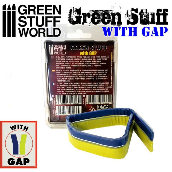 Green Stuff World Green Stuff Tape 12 inches with gap available at Northumbrian Tin Soldier
