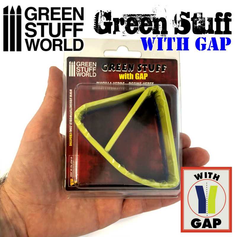 Green Stuff World Green Stuff Tape 12 inches with gap available at Northumbrian Tin Soldier