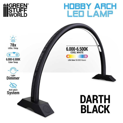 Green Stuff World Hobby Arch LED Lamp - Darth Black Bundle available at Northumbrian Tin Soldier