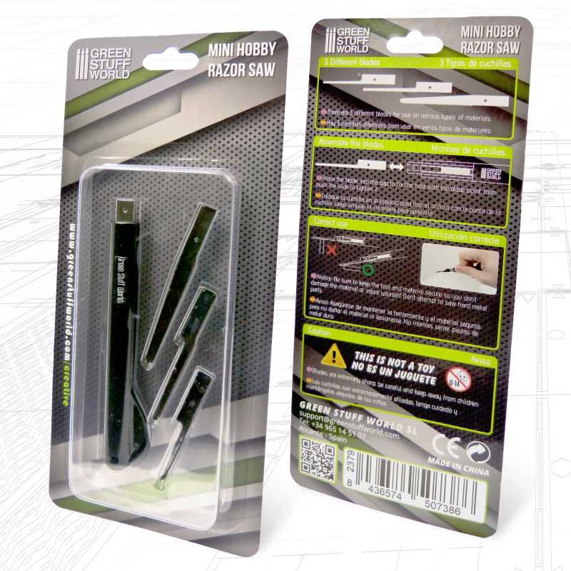 Green Stuff World Hobby Razor Saw available at Northumbrian Tin Soldier