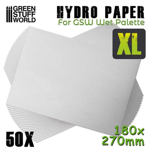 Green Stuff World Hydro Paper XL x50 available at Northumbrian Tin Soldier