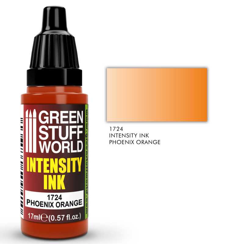 Green Stuff World Intensity Ink PHOENIX ORANGE available at Northumbrian Tin Soldier