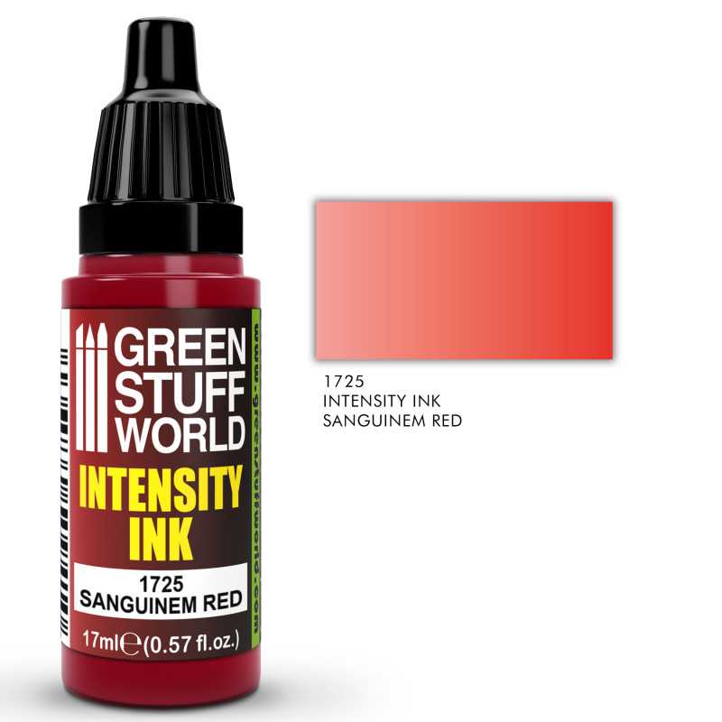 Green Stuff World Intensity Ink SANGUINEM RED available at Northumbrian Tin Soldier
