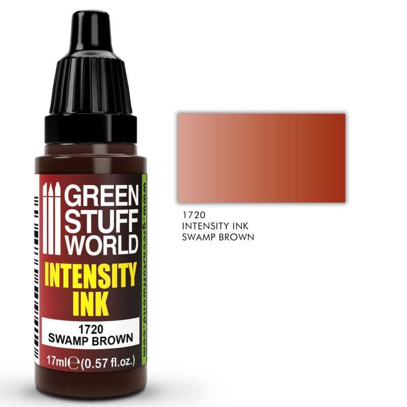 Green Stuff World Intensity Ink SWAMP BROWN available at Northumbrian Tin Soldier