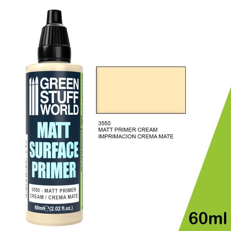 Green Stuff World Matt Surface Primer 60ml - Cream available at Northumbrian Tin Soldier