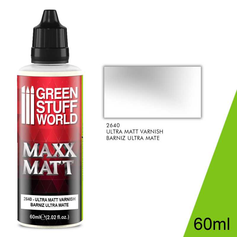 Green Stuff World Maxx Matt Varnish 60ml - Ultramatt available at Northumbrian Tin Soldier