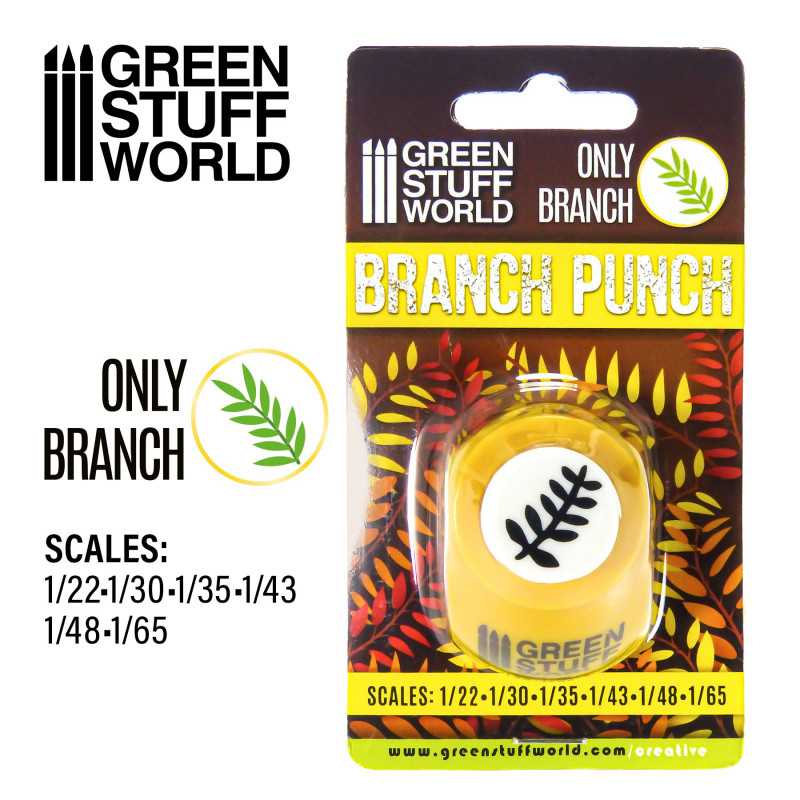 Green Stuff World Miniature Branch Punch YELLOW available at Northumbrian Tin Soldier
