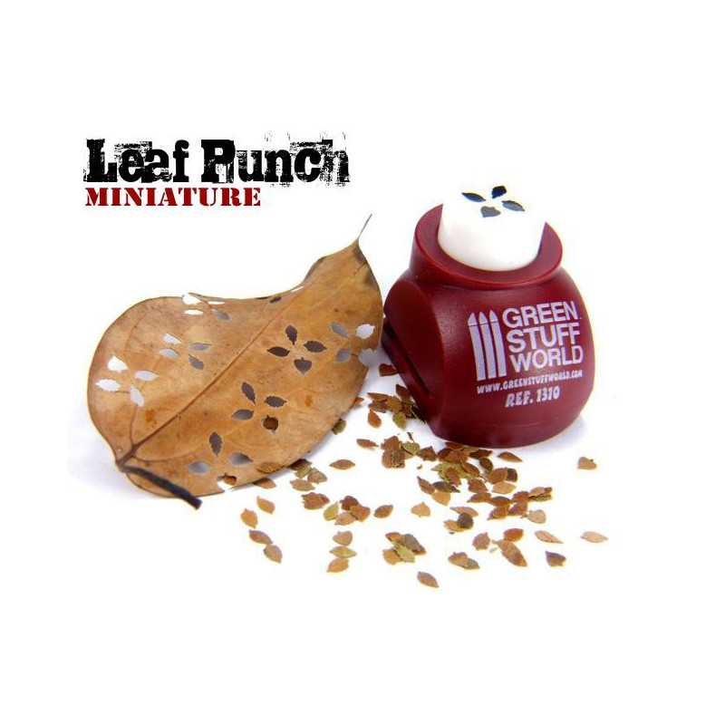Green Stuff World Miniature Leaf Punch RED available at Northumbrian Tin Soldier
