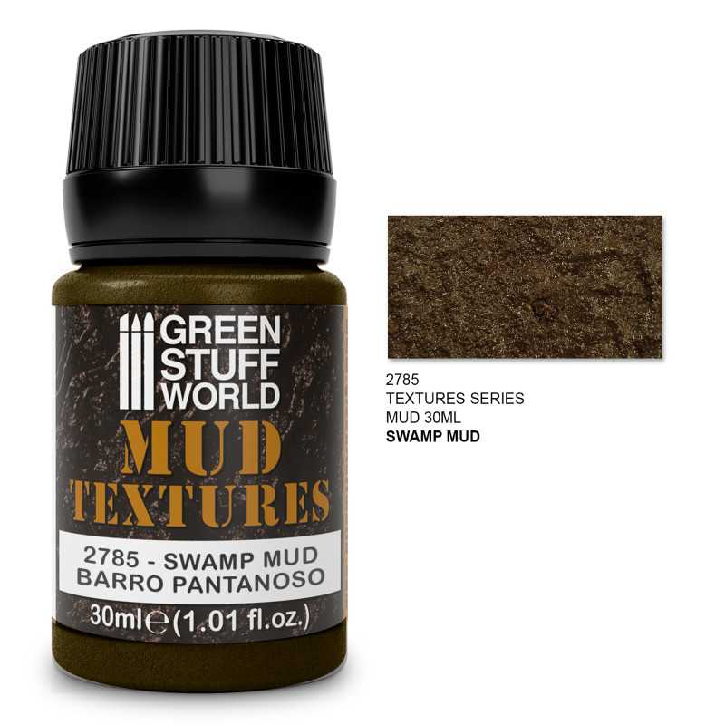 Green Stuff World Mud Textures - SWAMP MUD 30ml available at Northumbrian Tin Soldier