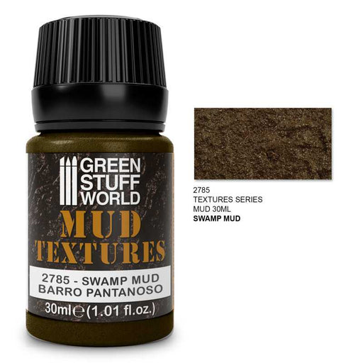 Green Stuff World Mud Textures - SWAMP MUD 30ml available at Northumbrian Tin Soldier