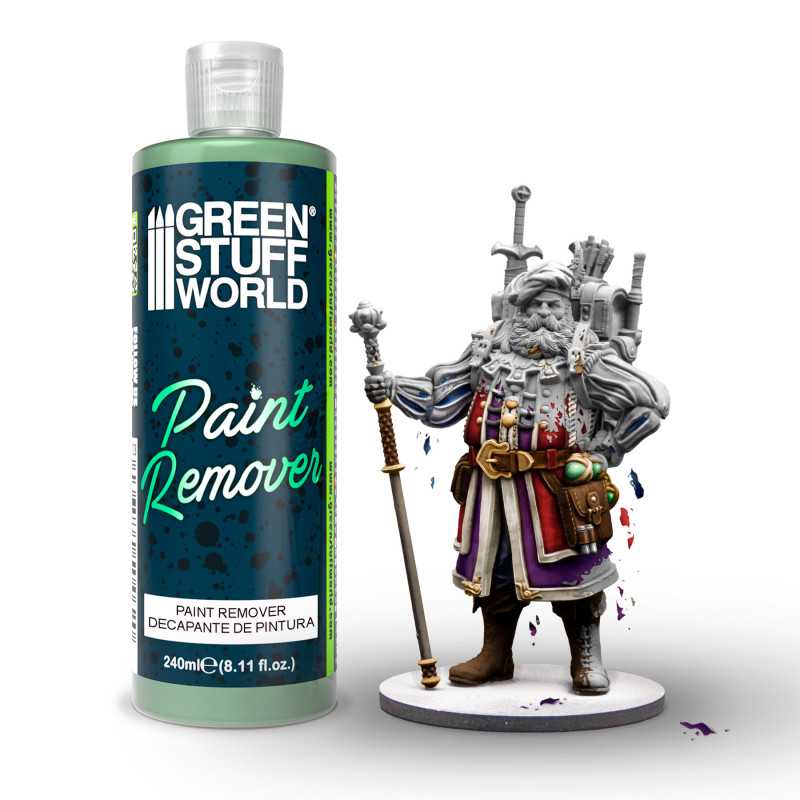 Green Stuff World Paint Remover 240 ml available at Northumbrian Tin Soldier