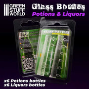 Green Stuff World Potion and Liquor Bottles Resin Set