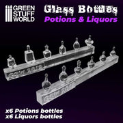 Green Stuff World Potion and Liquor Bottles Resin Set