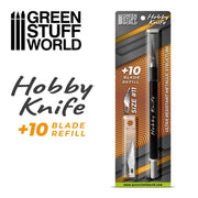 Green Stuff World Professional Metal HOBBY KNIFE + Blades available at Northumbrian Tin Soldier