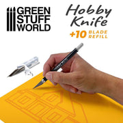 Green Stuff World Professional Metal HOBBY KNIFE + Blades available at Northumbrian Tin Soldier