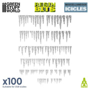 Green Stuff World Resin Stalactites and Icicles available at Northumbrian Tin Soldier