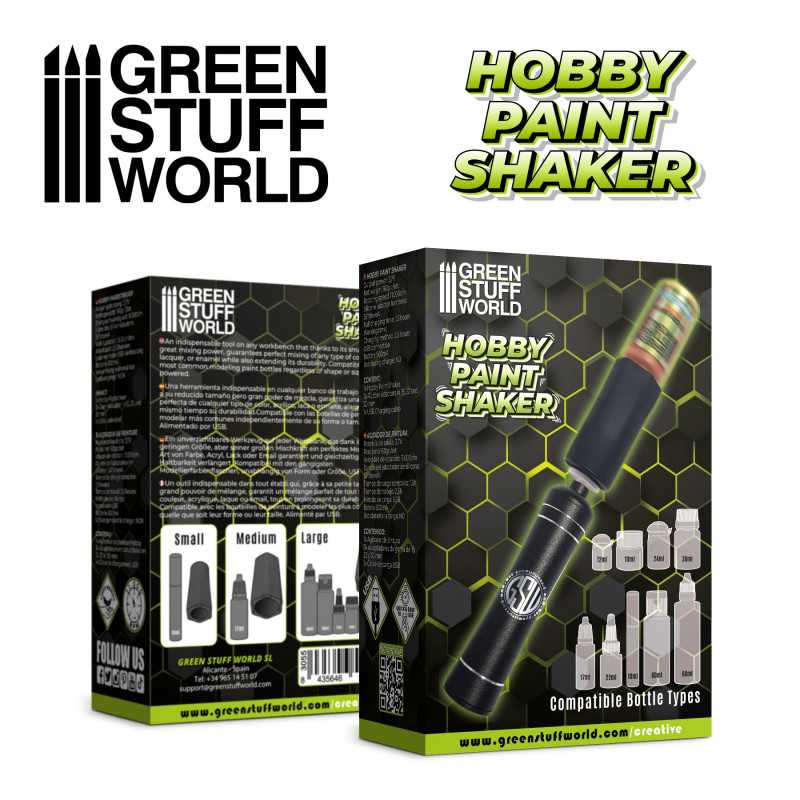 Green Stuff World Rotational Paint Shaker available at Northumbrian Tin Soldier