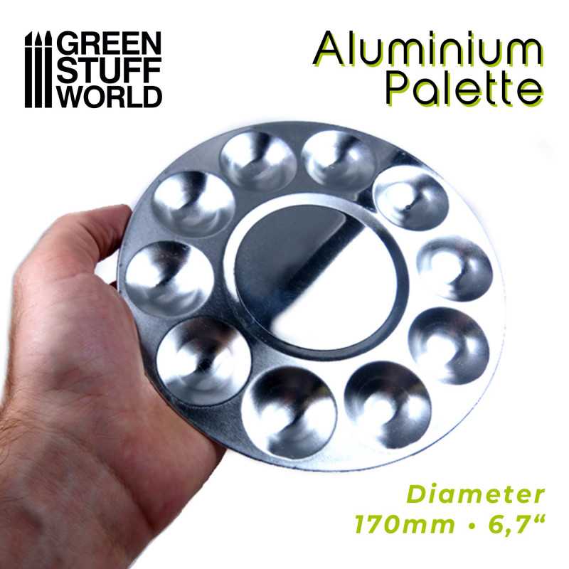 Green Stuff World Round Mixing Palette available at Northumbrian Tin Soldier