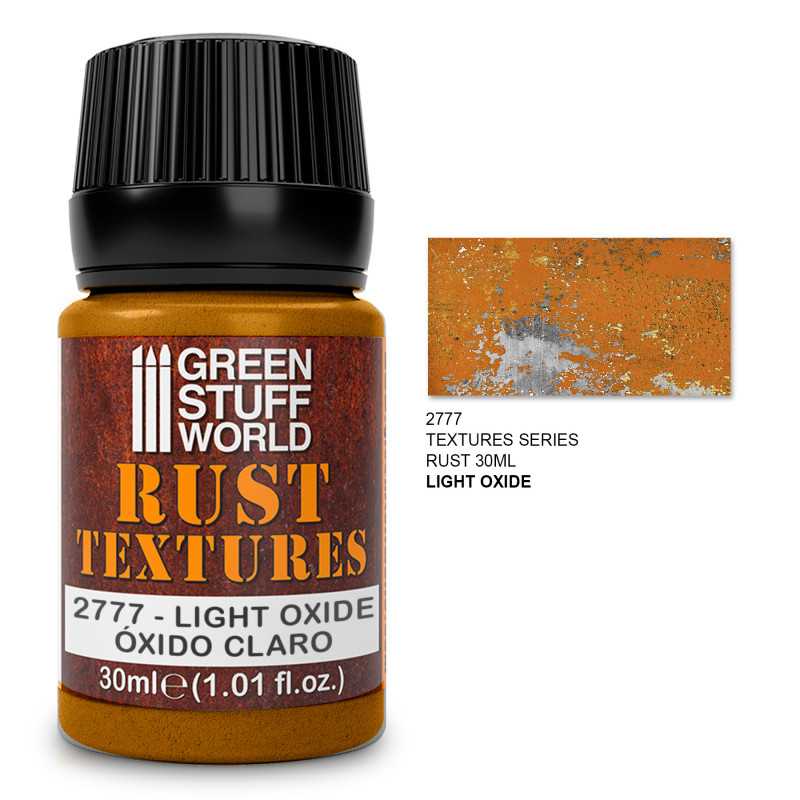 Green Stuff World Rust Textures - LIGHT OXIDE RUST 30ml available at Northumbrian Tin Soldier