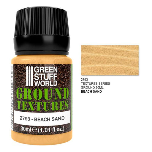 Green Stuff World Sand Textures - BEACH SAND 30ml available at Northumbrian Tin Soldier