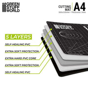 Green Stuff World Scale Cutting Mat A4 available at Northumbrian Tin Soldier