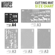 Green Stuff World Scale Cutting Mat A4 available at Northumbrian Tin Soldier