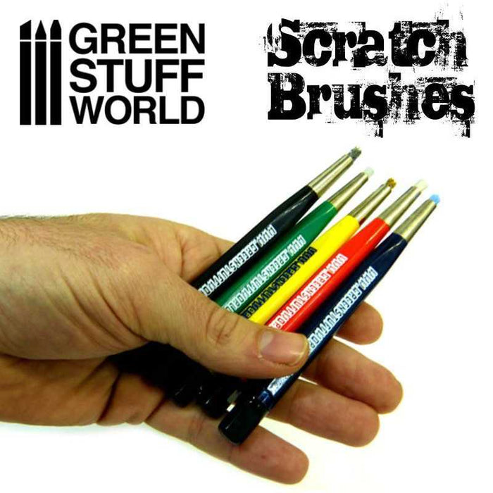 Green Stuff World Scratch Brush Pens available at Northumbrian Tin Soldier